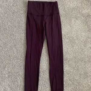 7/8 High Times Pant in Black Cherry